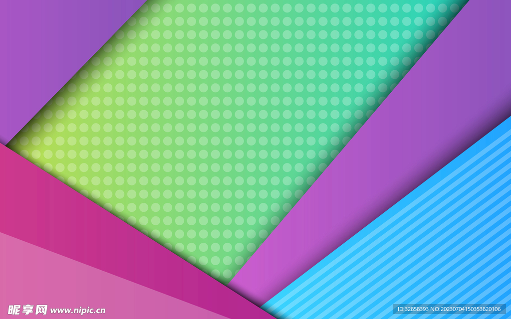 彩色不规则几何线条抽象背景