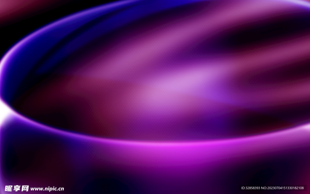 紫色渐变弧形抽象科技线条背景