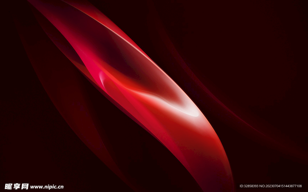 红色渐变抽象科技线条背景