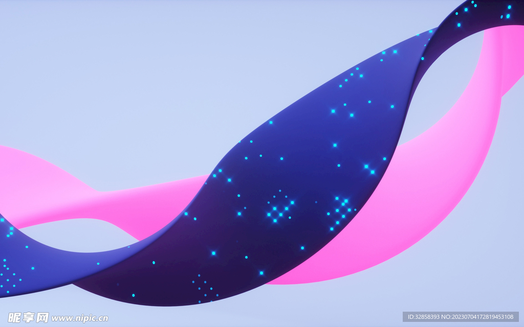 炫彩渐变抽象科技线条背景