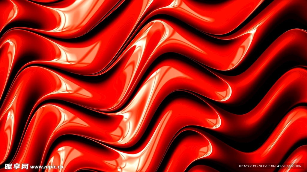 红色油漆水彩抽象背景