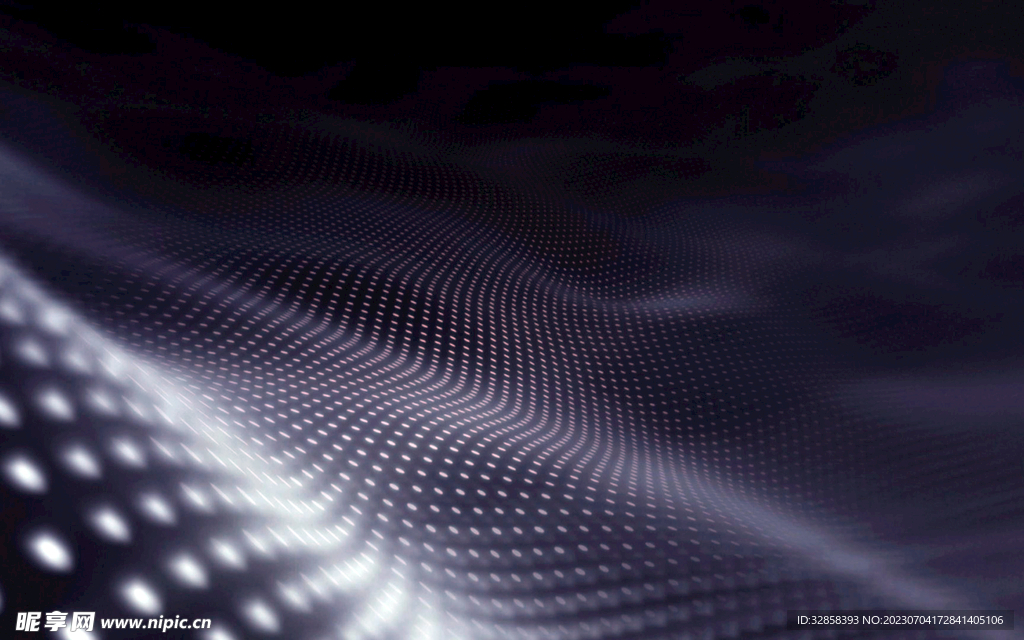 炫彩延伸发光光点抽象背景