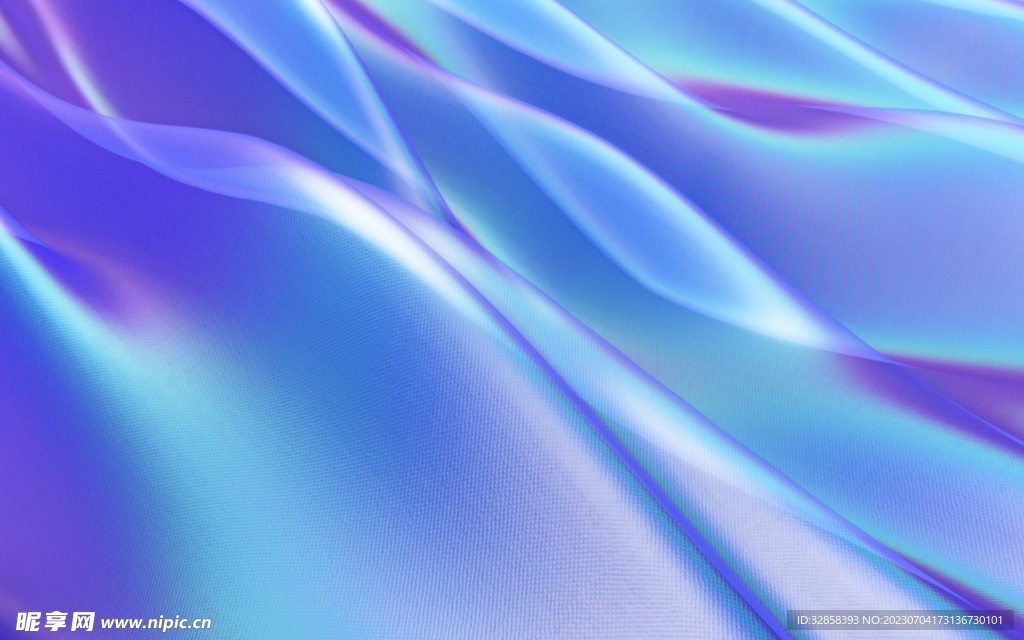 紫色抽象拉丝3D立体流体渐变