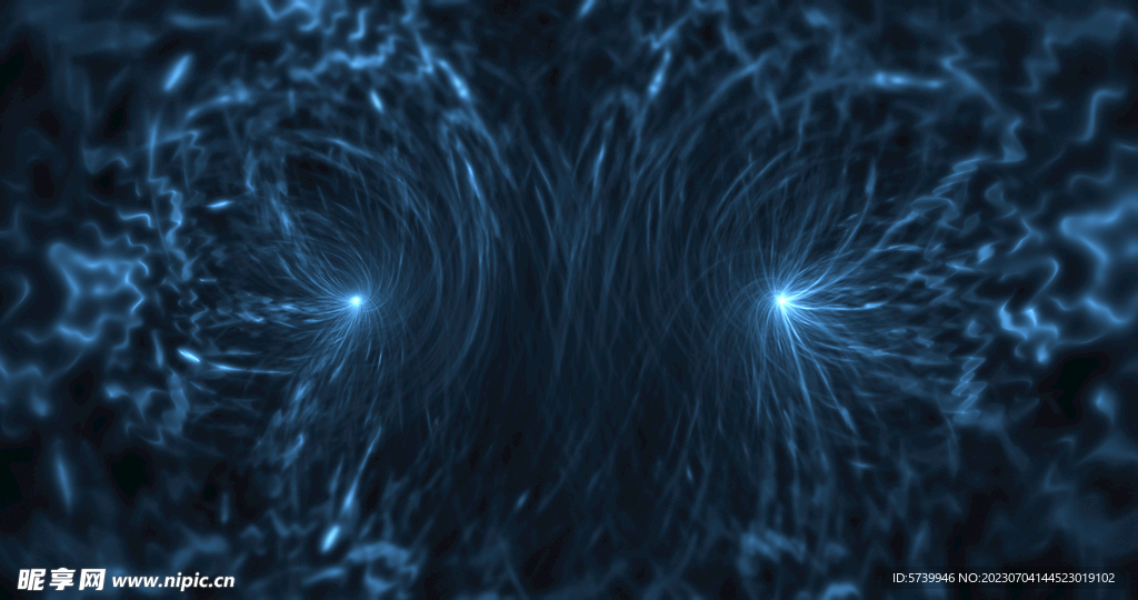 酷炫粒子光线光效舞台背景