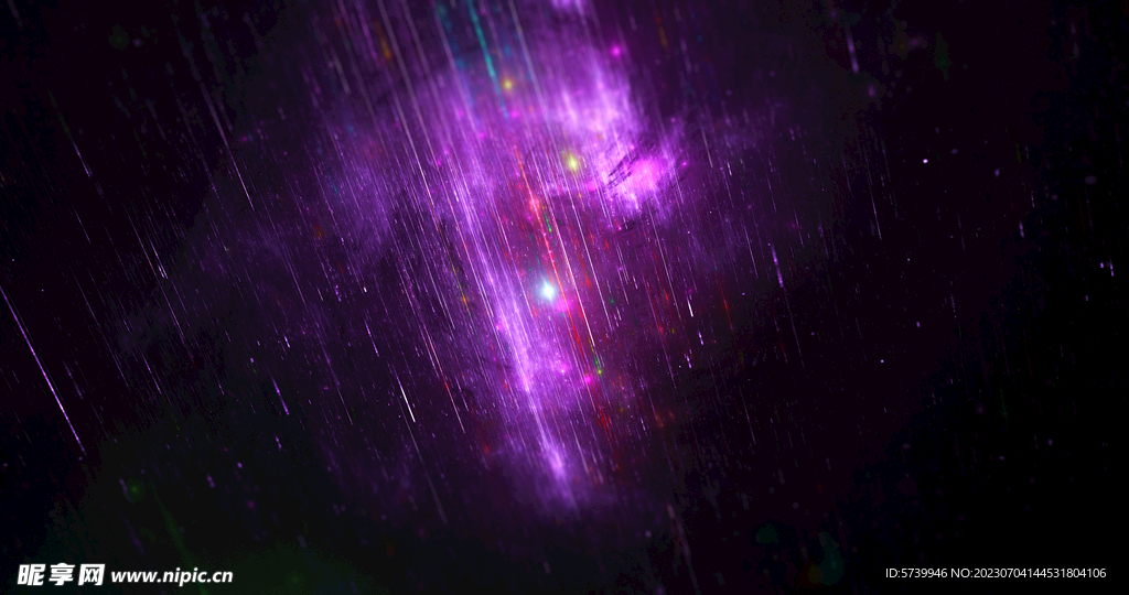 酷炫粒子光线光效舞台背景