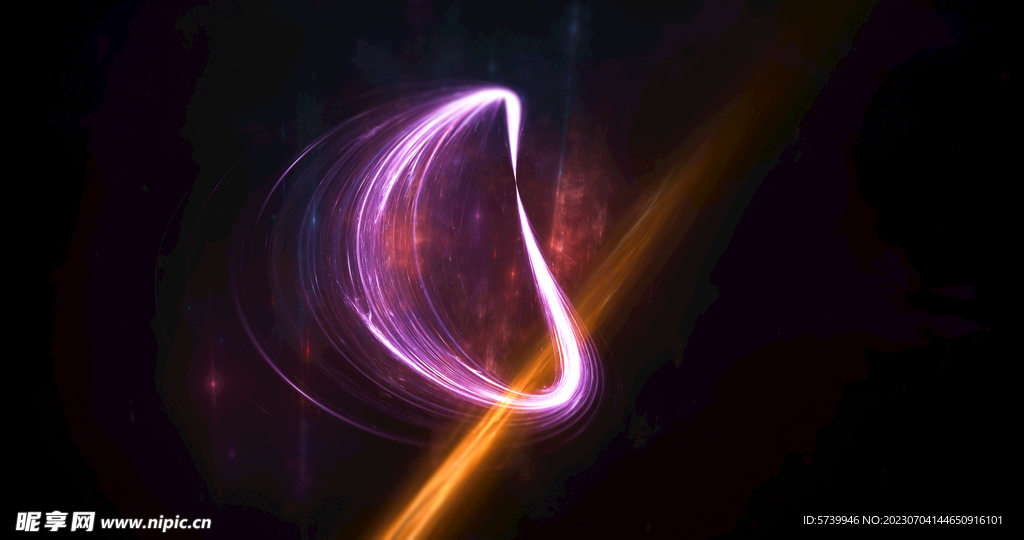 酷炫粒子光线光效舞台背景