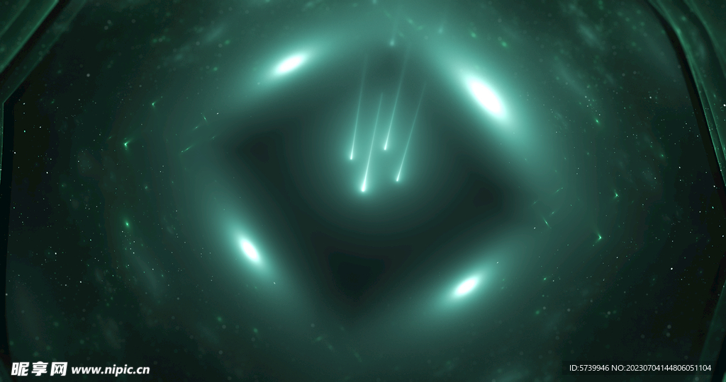 酷炫粒子光线光效舞台背景