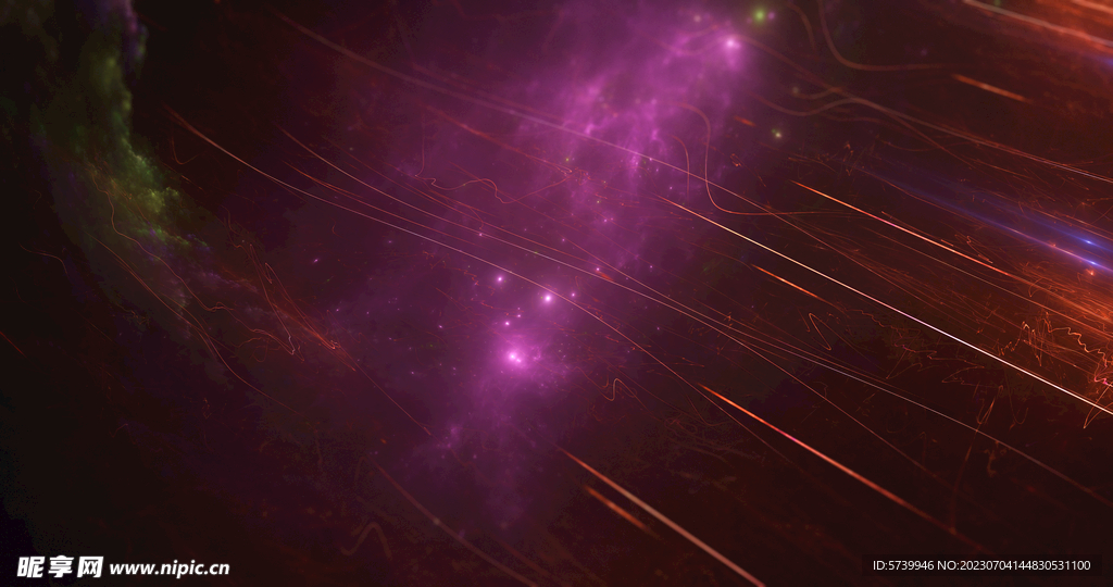 酷炫粒子光线光效舞台背景