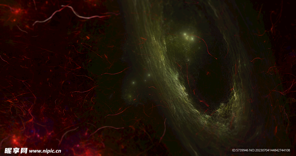 酷炫粒子光线光效舞台背景