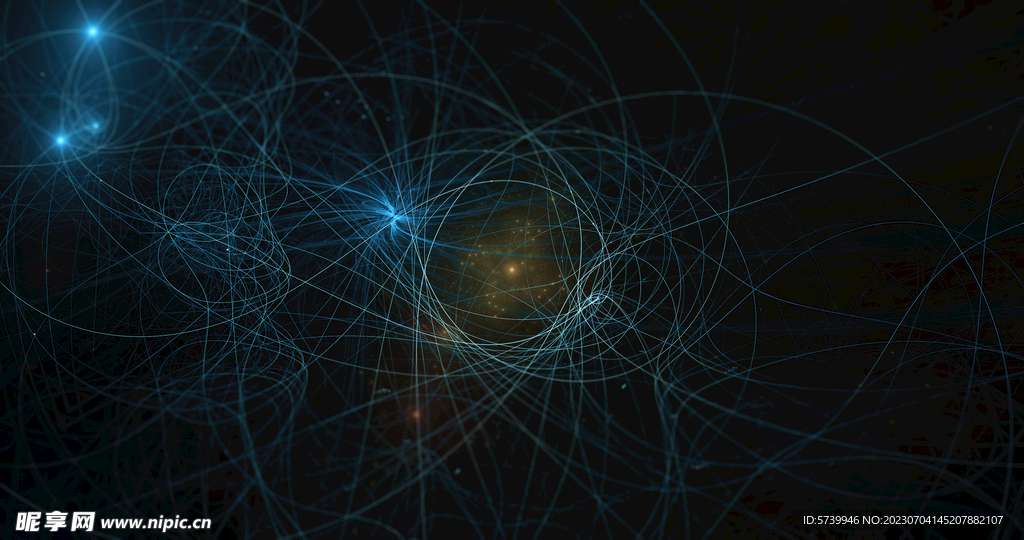 炫彩粒子光线光效舞台背景