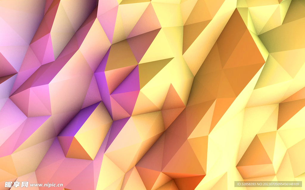 炫彩3d规则抽图案背景