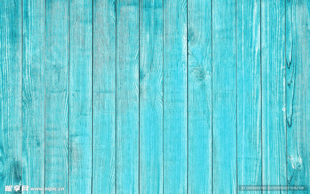 蓝色木纹木板背景