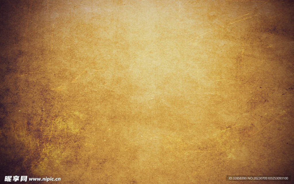 黄色复古宣纸渐变纹理背景
