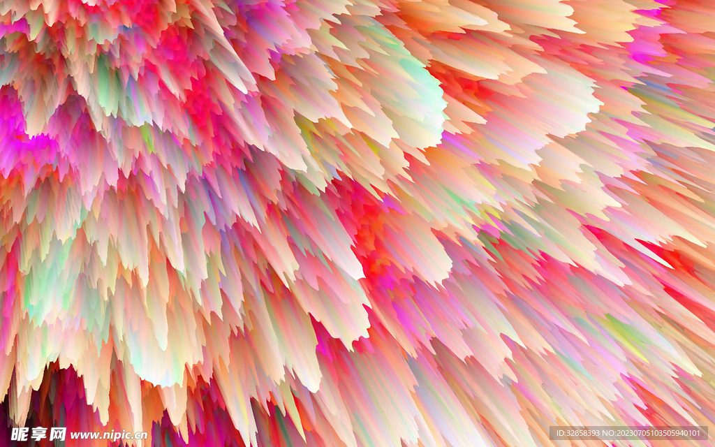 3d炫彩颜料粒子大爆炸背景