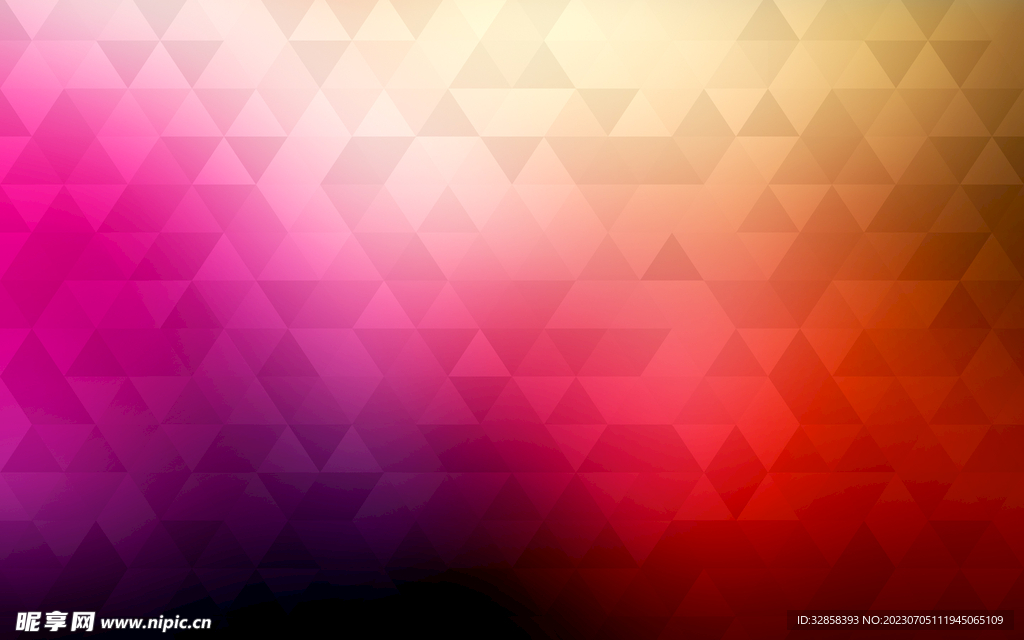 红色渐变几何抽象背景