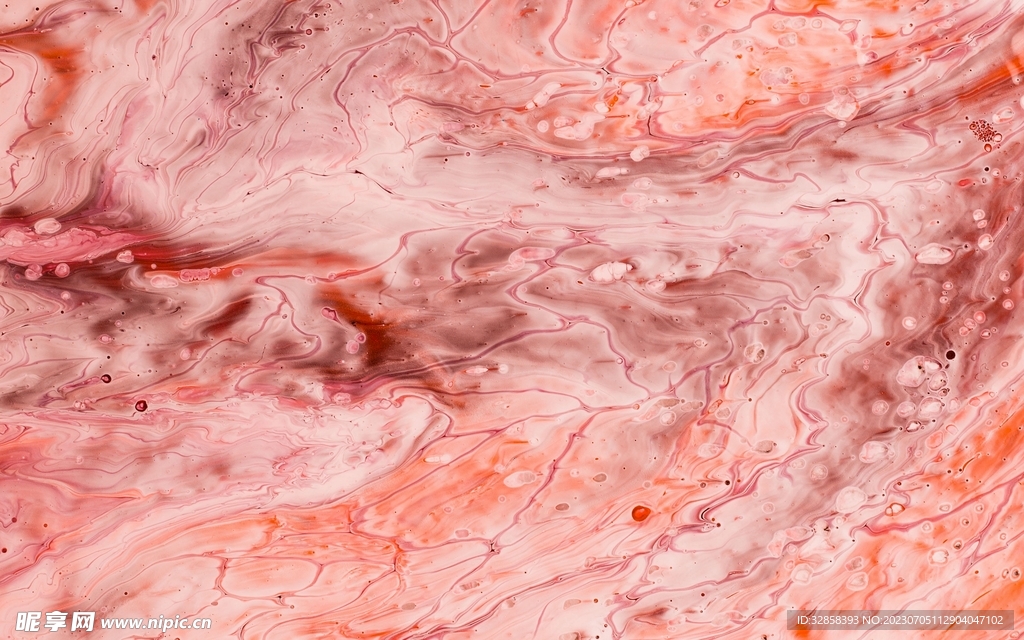 橘色水波纹抽象纹理背景