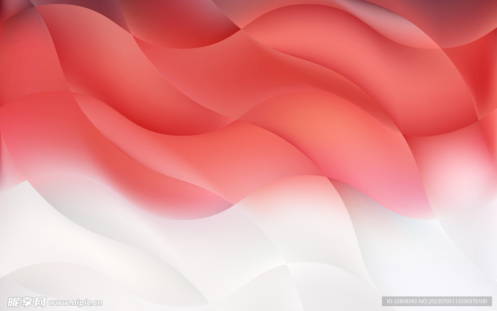 红色渐变抽象科技线条背景