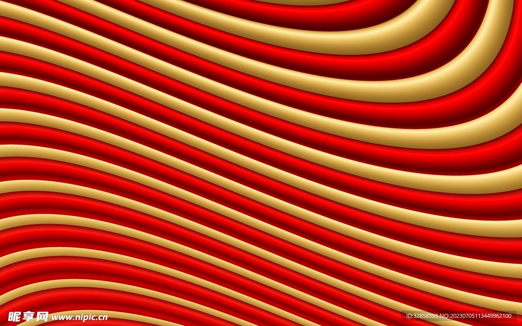 彩色3d光线扭曲科技线条背景