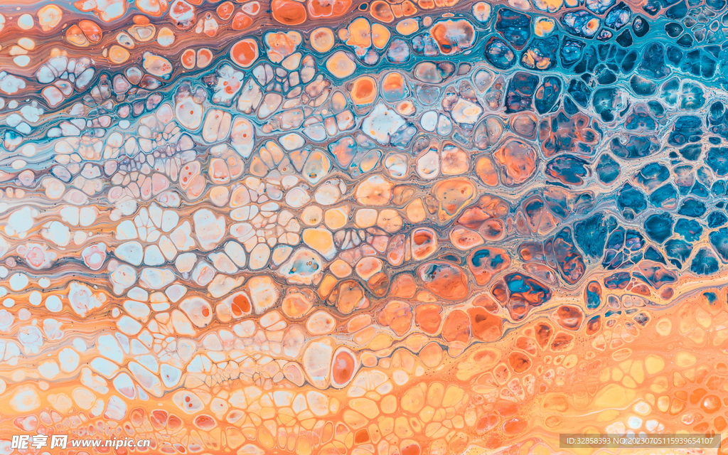 炫彩水波纹抽象纹理背景