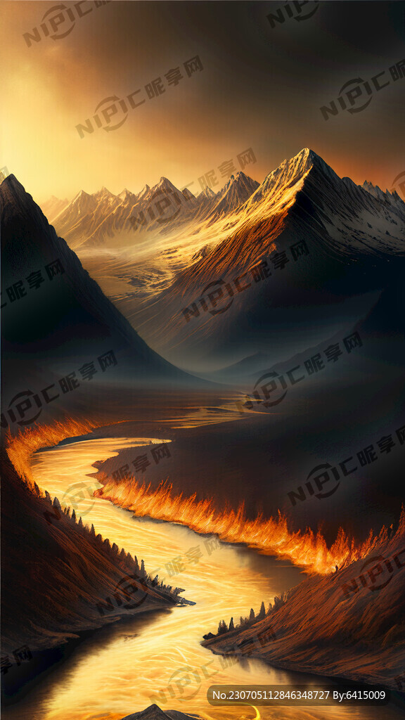 罗盘 山 河 金 木 水 火