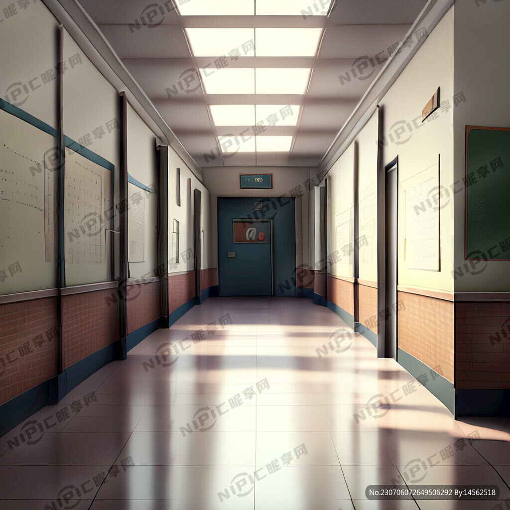 校园文化 走廊 墙面