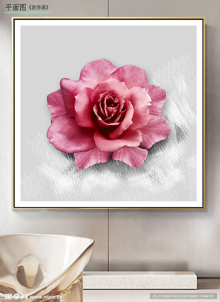 欧式花卉装饰画