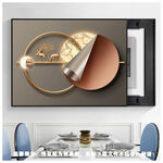 金鹿摇钱树发财树