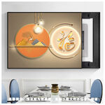 山水电箱装饰画