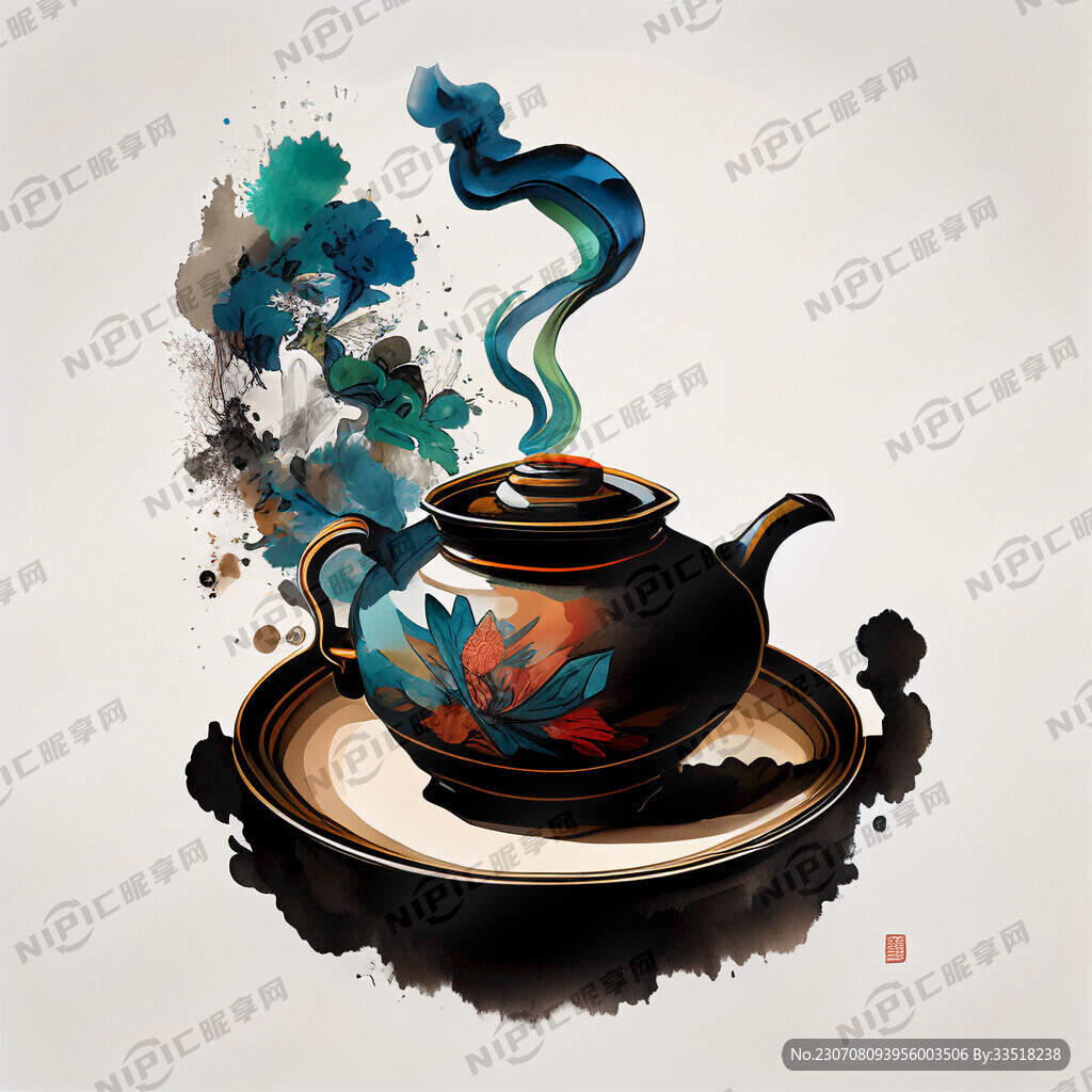 用麦克二字做个体现出茶元素酒元