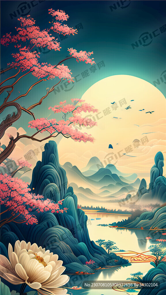 游戏梦幻唯美新中式风景 超高清
