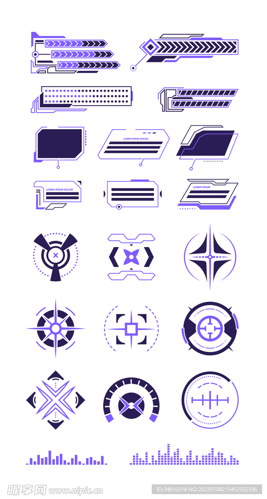 科技感边框数据可视化科技感机械