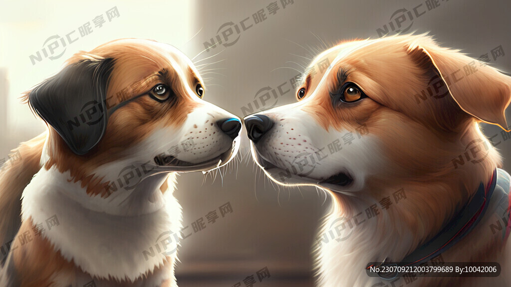 二次元 狗和猫互打 写实