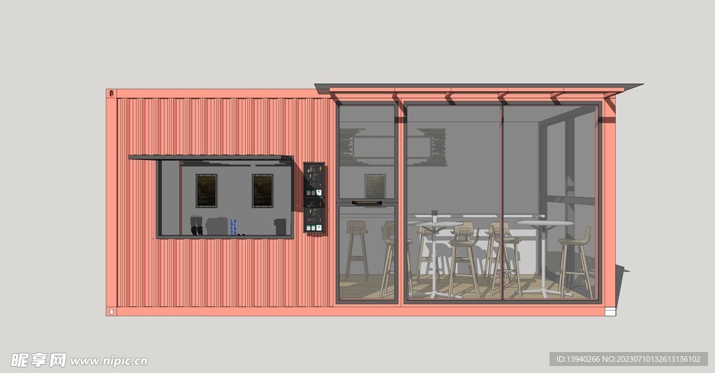 集装箱式咖啡吧