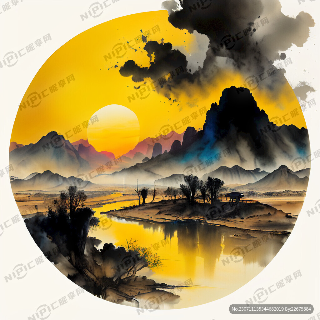 超大广角 俯视视角 大漠孤烟直