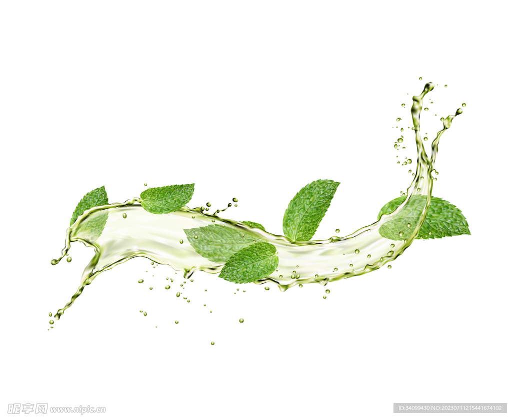 茶水饮料液体飞溅