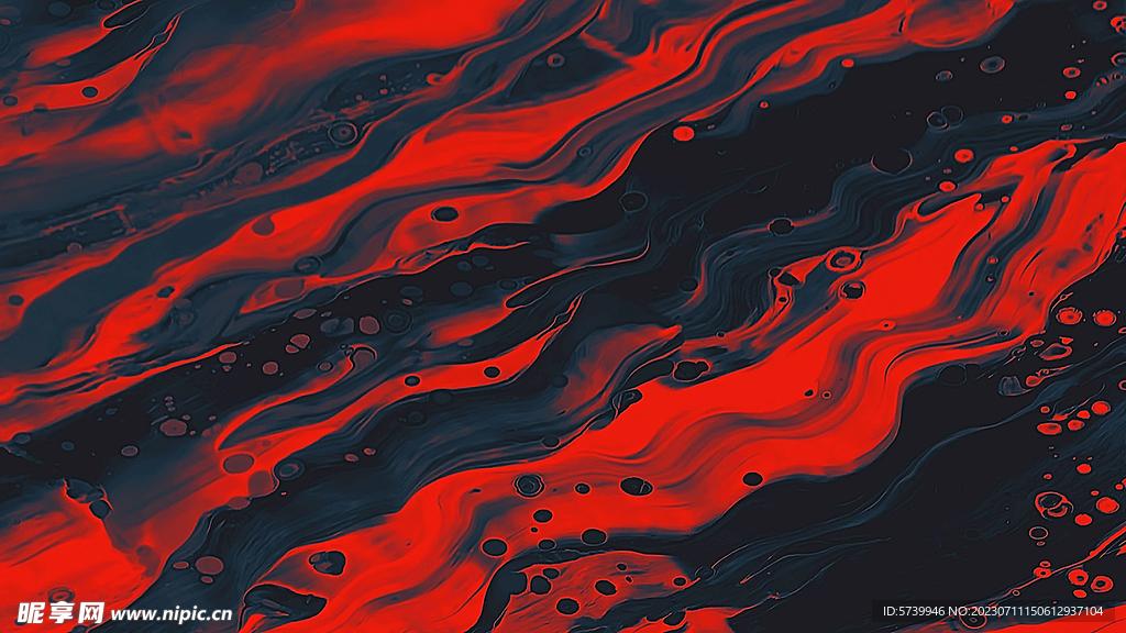 彩色渐变色波纹背景图片