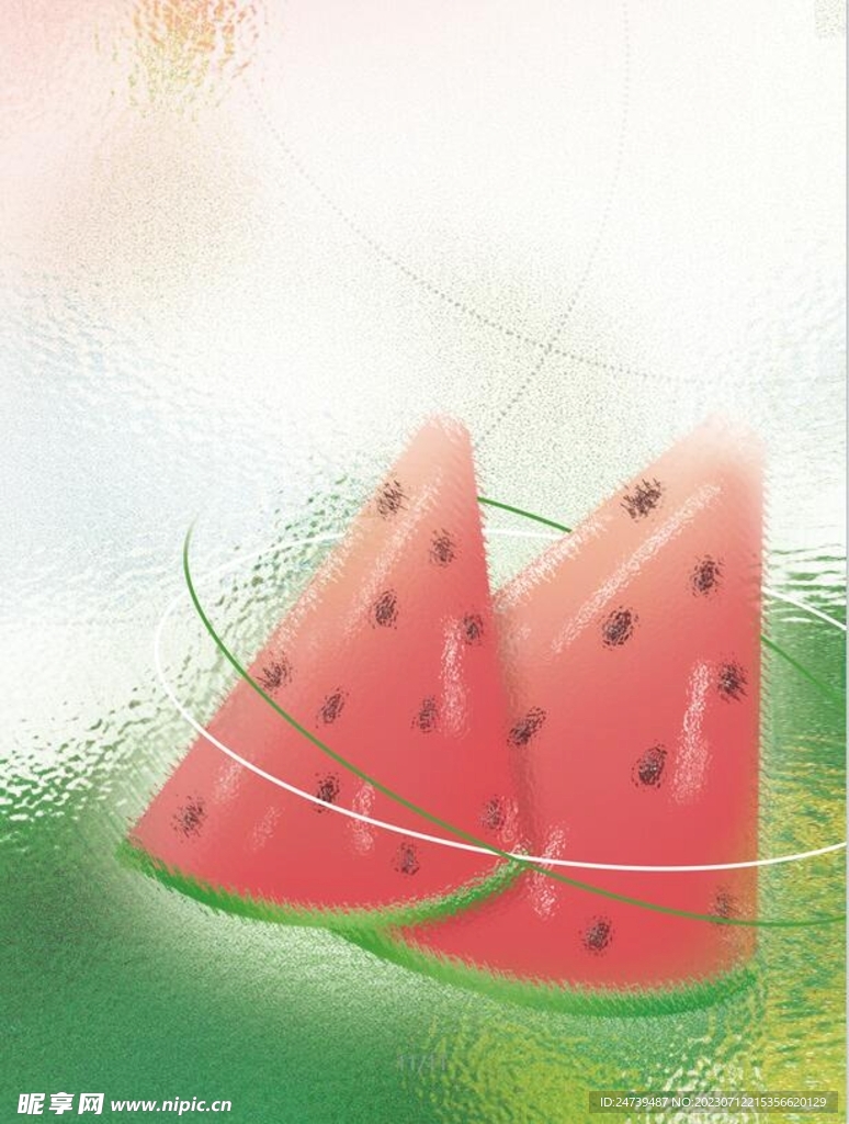 西瓜背景