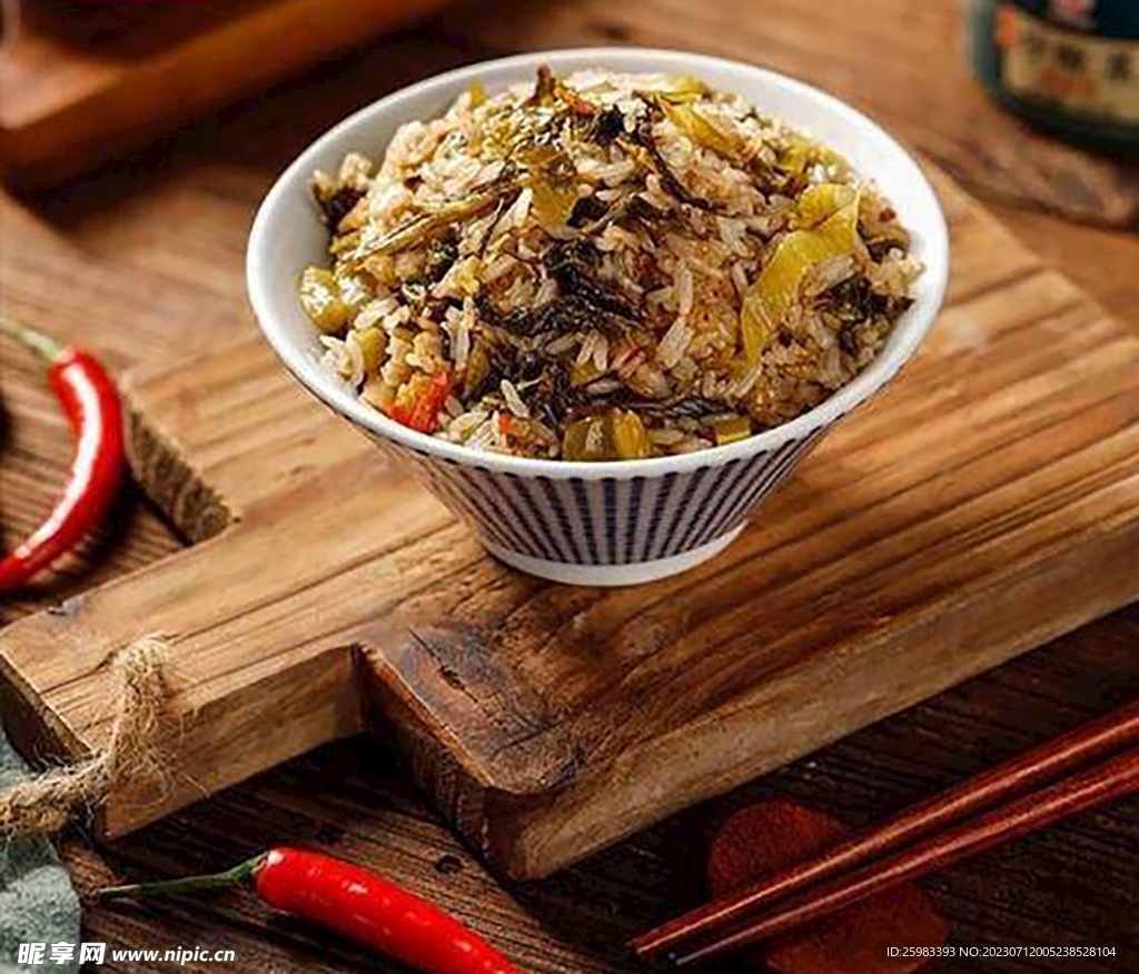 潮汕炒酸菜米饭