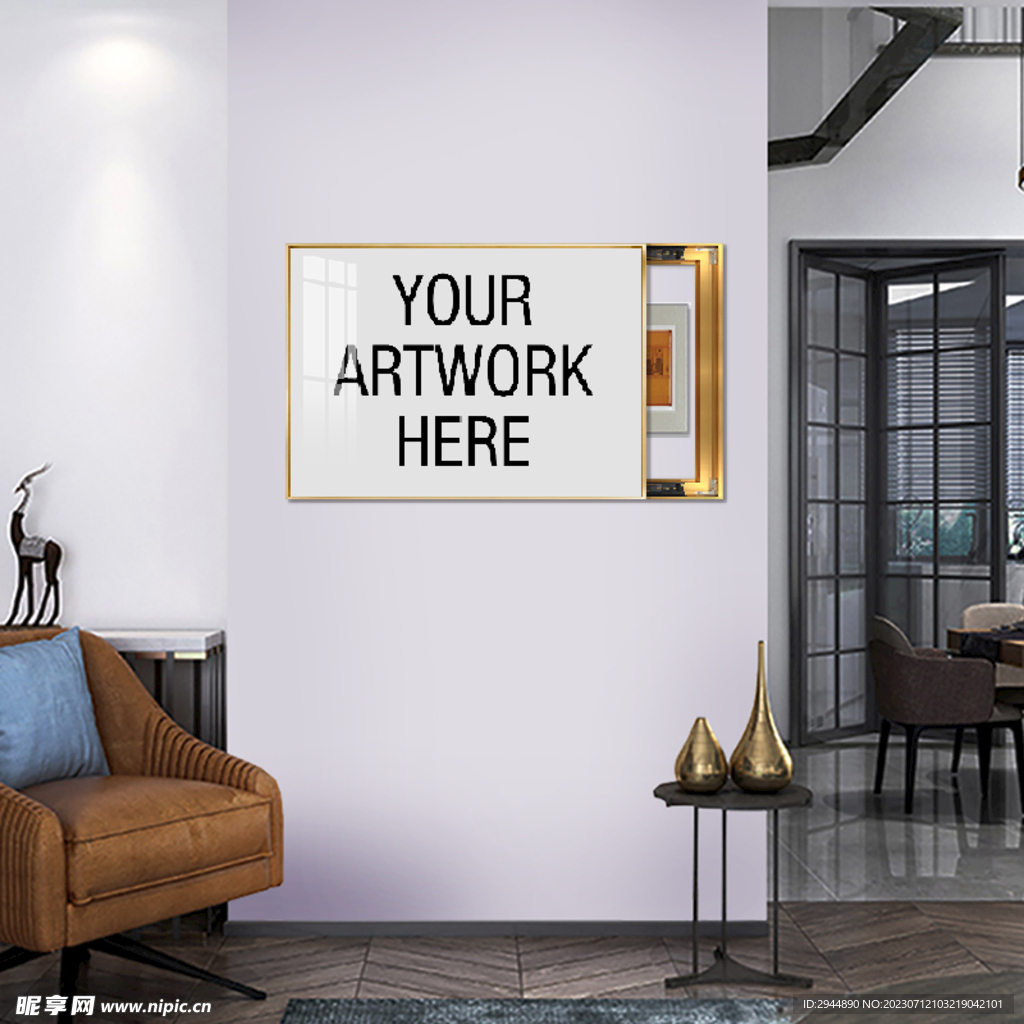 客厅壁画 场景图 