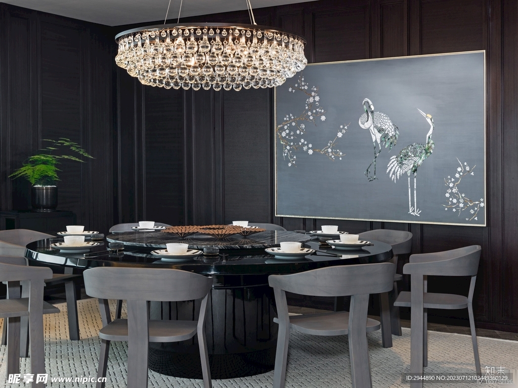 客厅场景图 客厅壁画