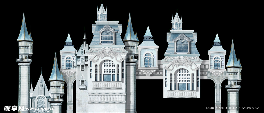 公主 宝宝宴 迪士尼城堡 