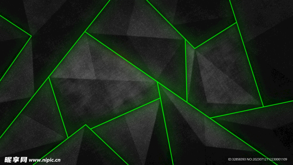 黑色3d规则菱形抽象科技纹理