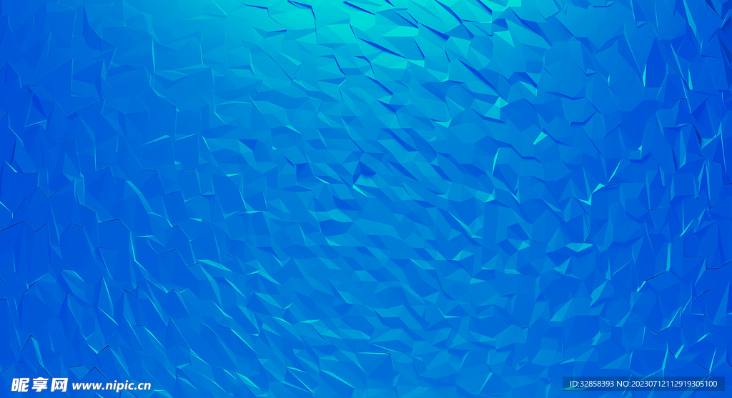 蓝色不规则几何层叠抽象纹理背景