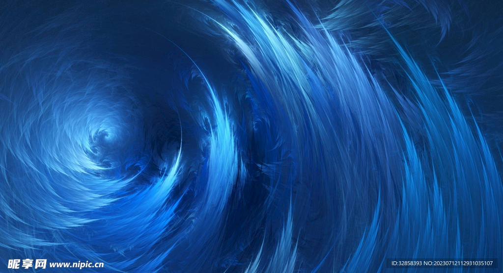 蓝色水波纹层叠几何渐变背景