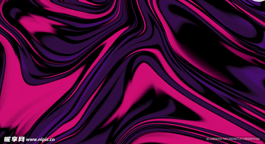 红色渐变液体流体科技线条背景