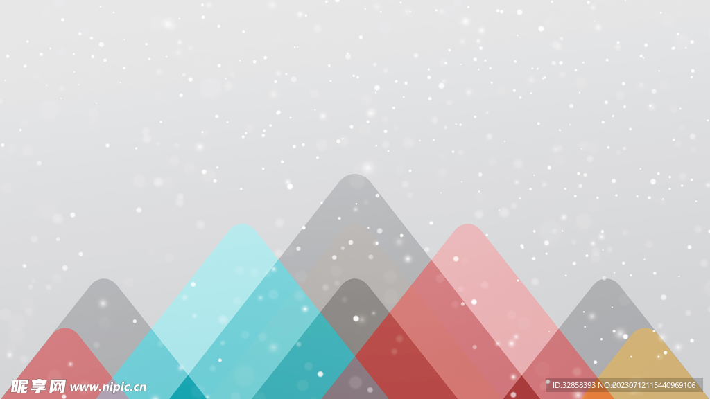 浅色渐变三角形几何科技线条背景