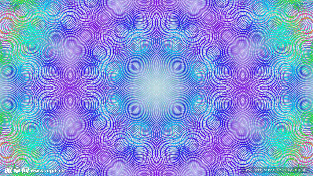 彩色渐变抽象线条背景