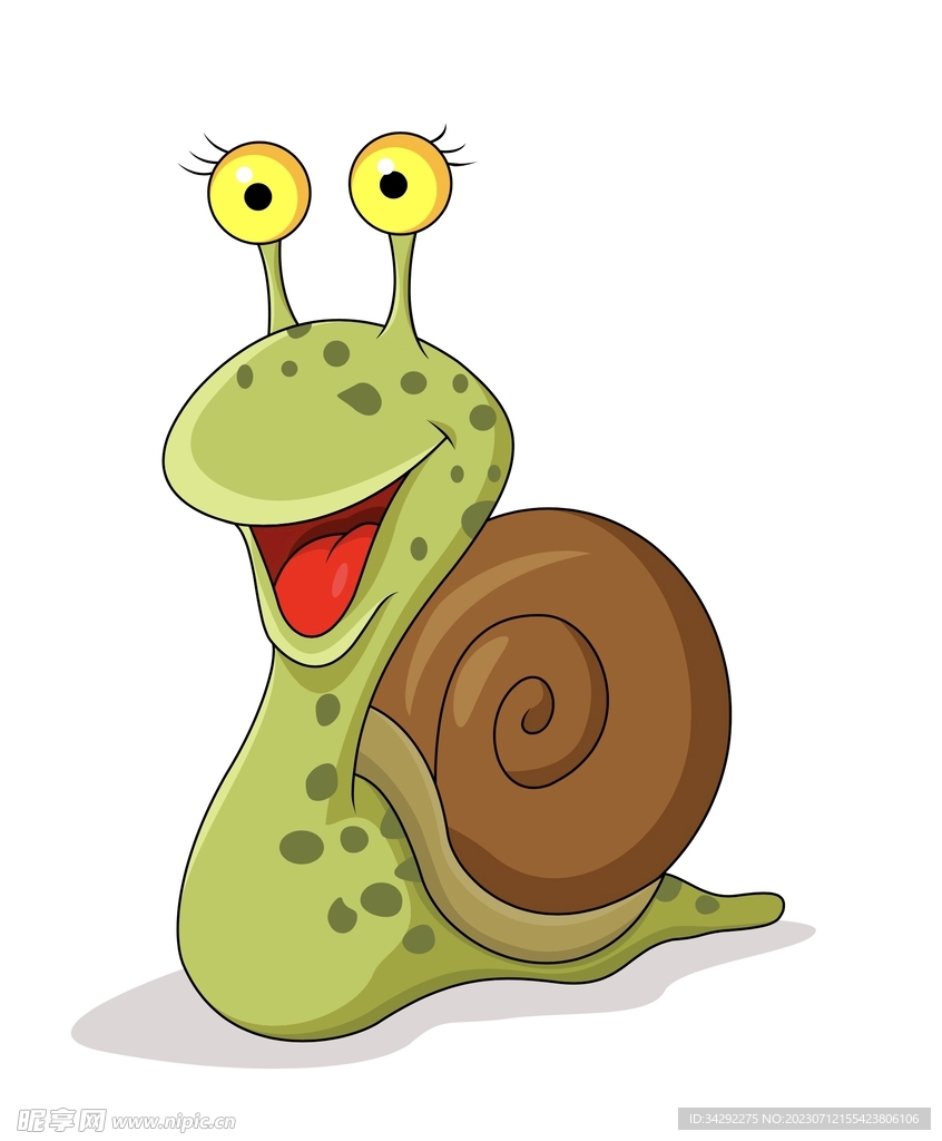 蜗牛插画