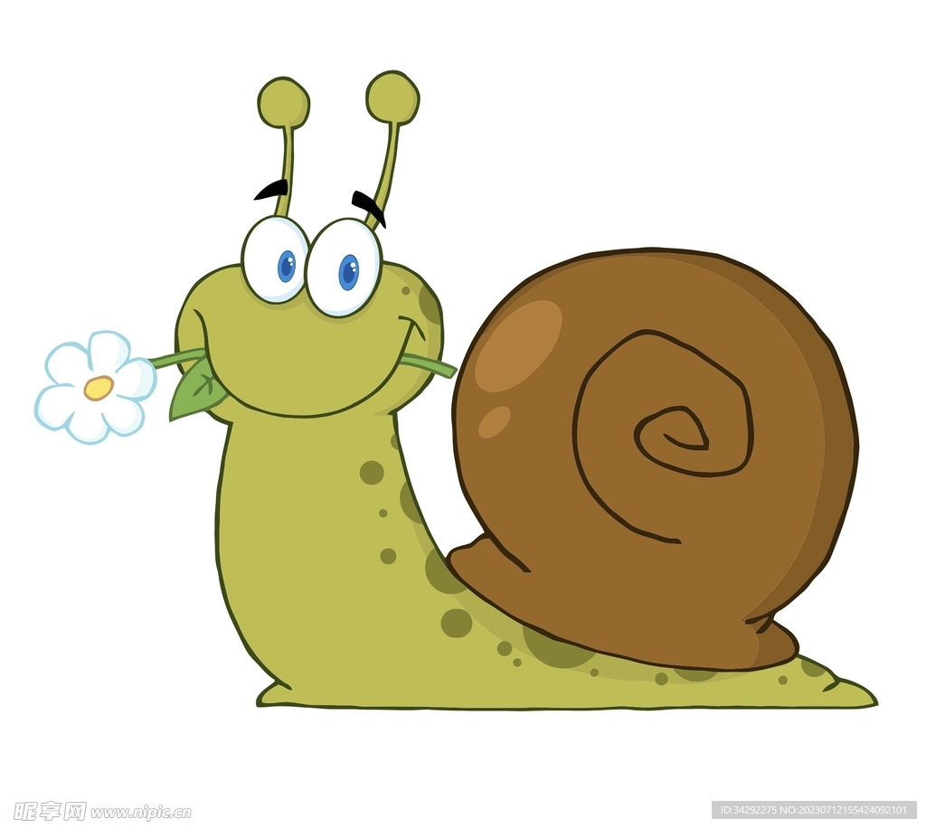 蜗牛插画