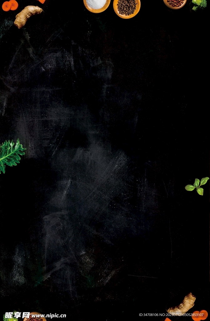 餐厅宣传单价目表背景图